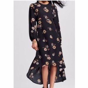 WHO WHAT WEAR Floral Midi Dress